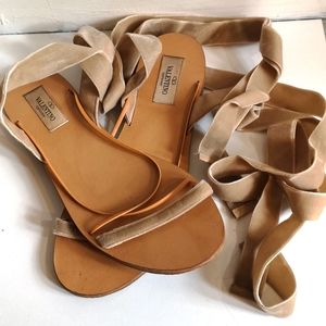 Valentino Gladiator Wrap Sandals (Size 6.5)